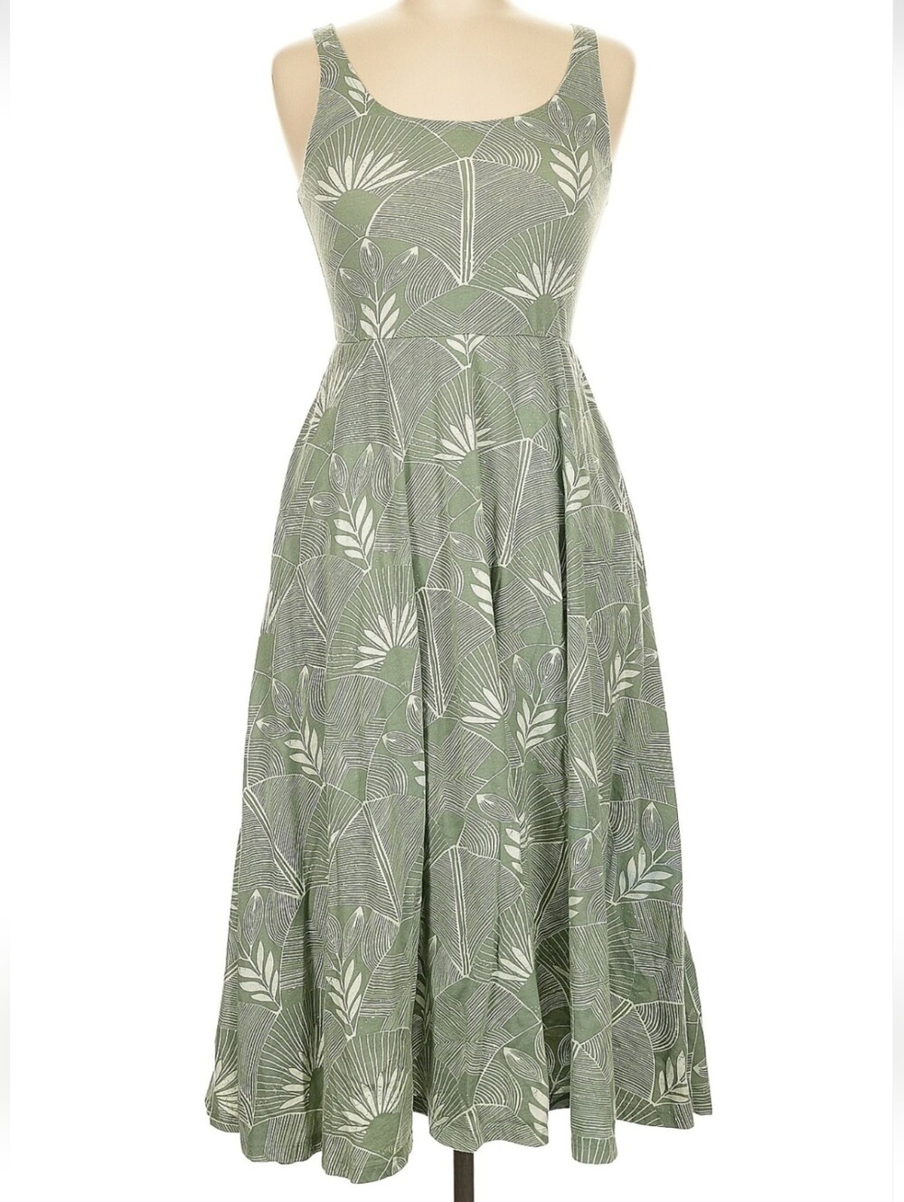 Happy Earth Organic Cotton Midi Dress